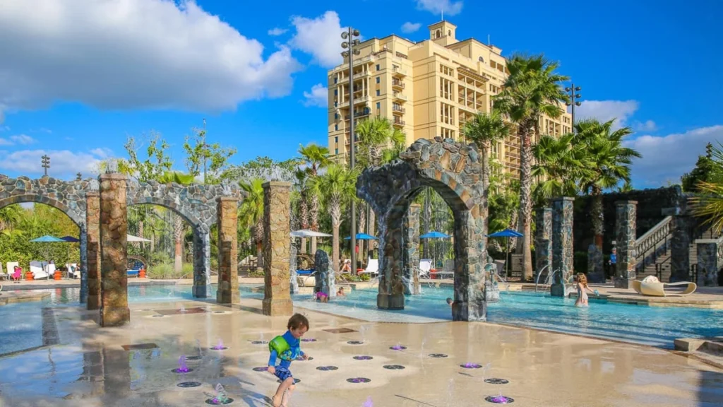 Luxury black SUV arriving at Disney World from Sanford Airport